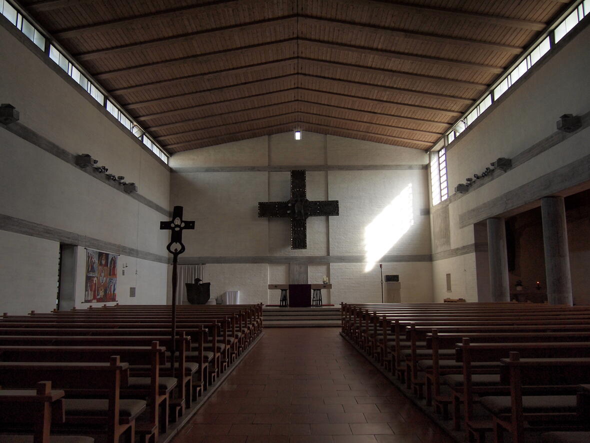 Innenraum der Pfarrkirche Maria Unbefleckte Empfängnis, Greifenberg