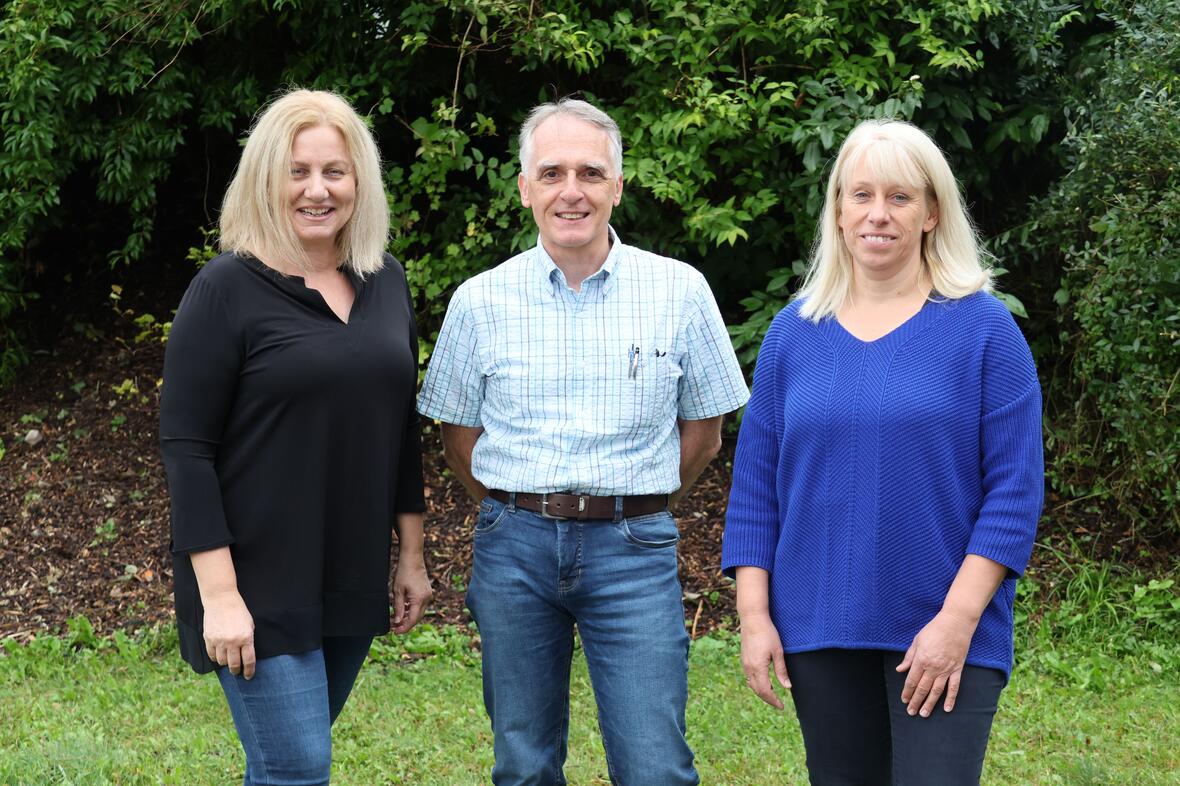 Redaktionsteam (v.l.n.r): Claudia Brehe, Werner Lindner, Monika Hackenberg